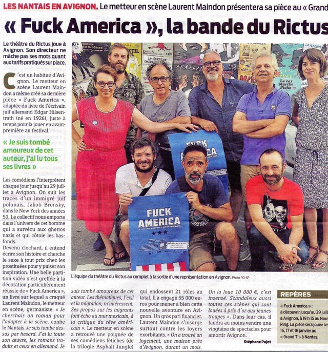 Fuck America en Avignon