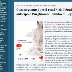 Cosa sognano i pesci rossi ?